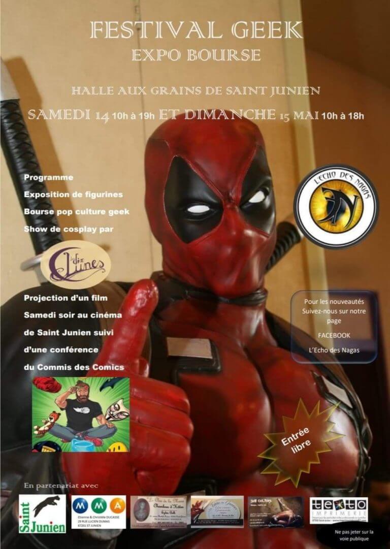 affiche expo geek saint junien 768x1081