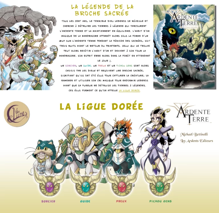 affiche atelier cosplay ardente terre les dix lunes presentation broche 768x748