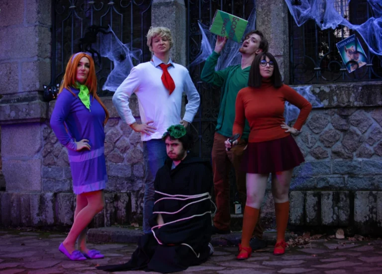 Groupe scooby doo shooting